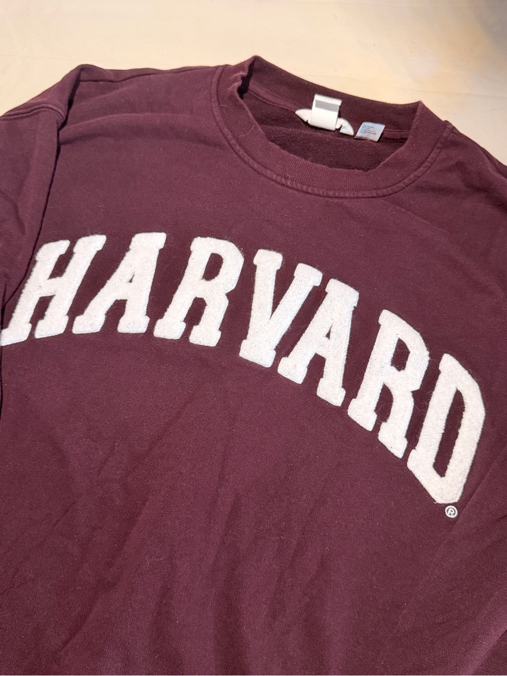 H&M Harvard Maroon Crewneck Sweatshirt